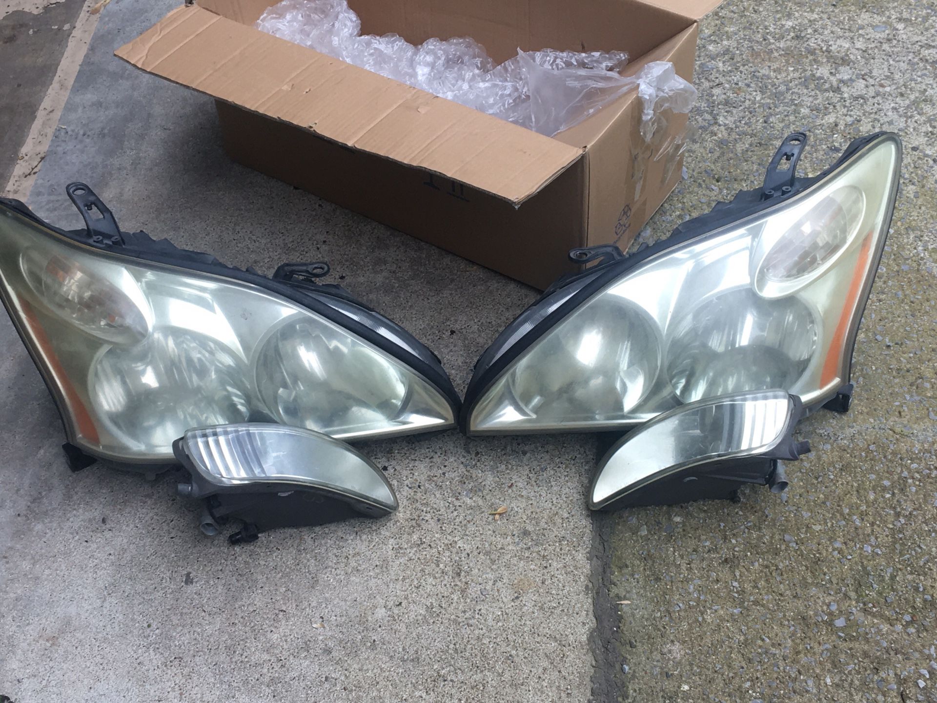 Lexus head and fog lights