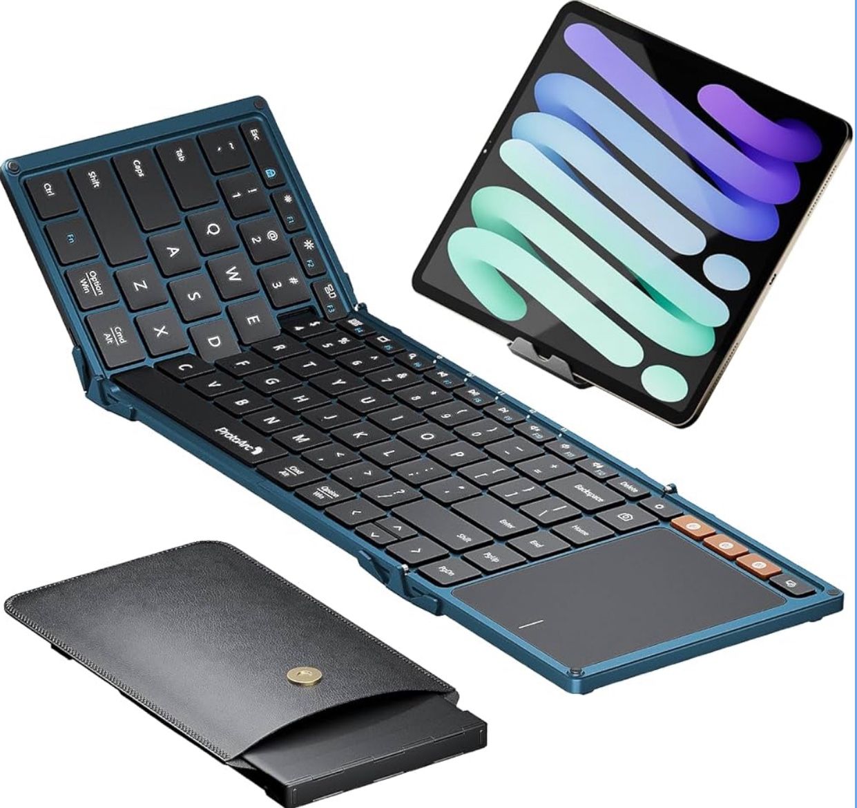 Foldable Keyboard with Touchpad