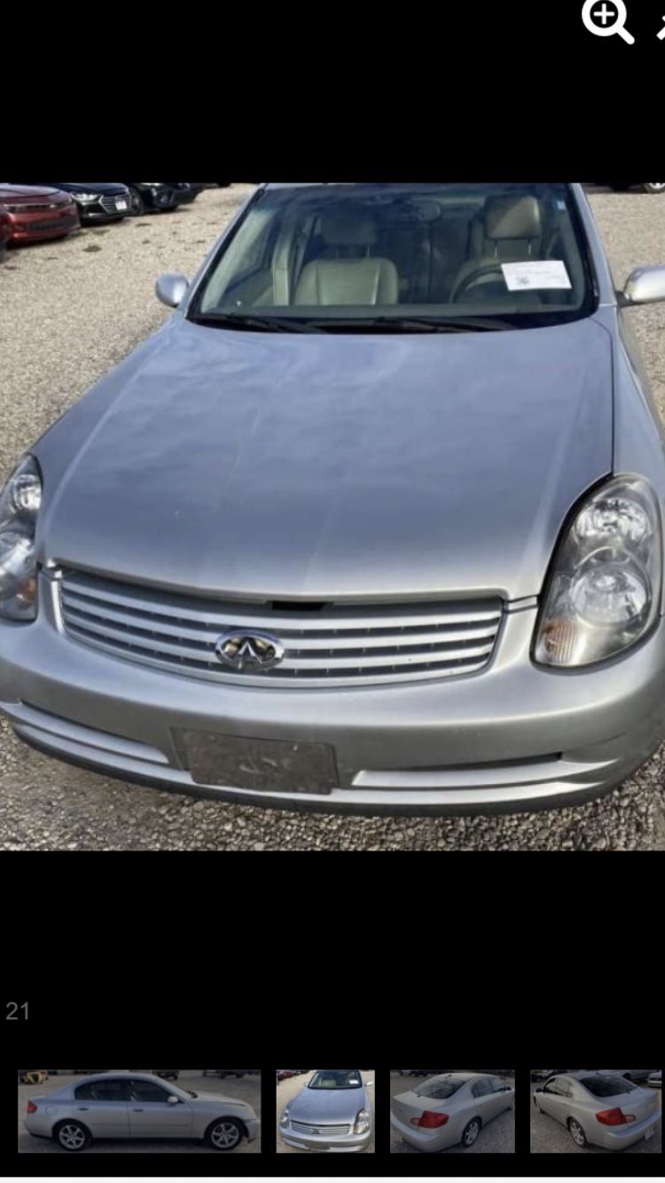 04 infinity g35 parts car parts only