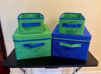Fun Set of 4 Storage Bins