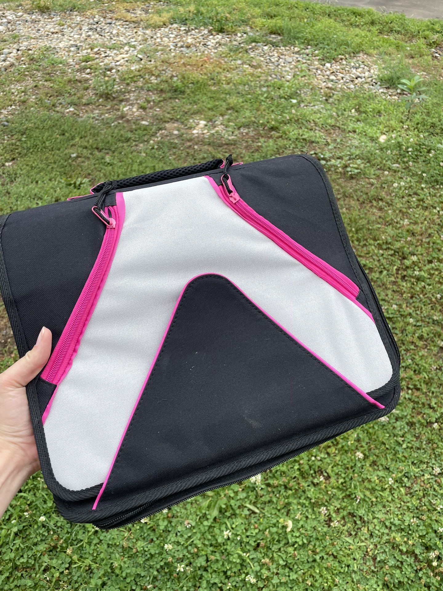 Portable Work Bag With Binder And File Organizer