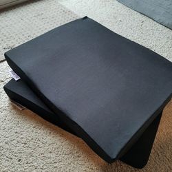 2 Purple Seat Cushions With Carrying Handles