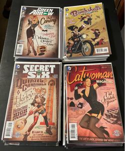 Large DC Bombshells comic book collection