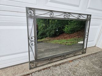 Decorative Wall Rectangular Wrought Iron Frame