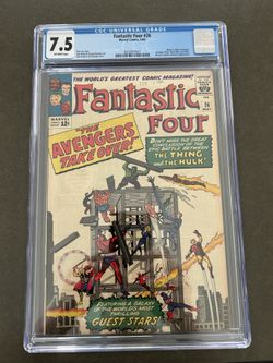 Fantastic Four 26 CGC 7.5 Hulk Avengers Classic Cover