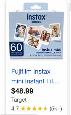 Instax mini  film 60 pack