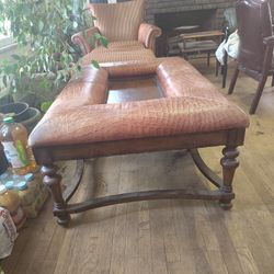 Chaise Lounge And Matching Table