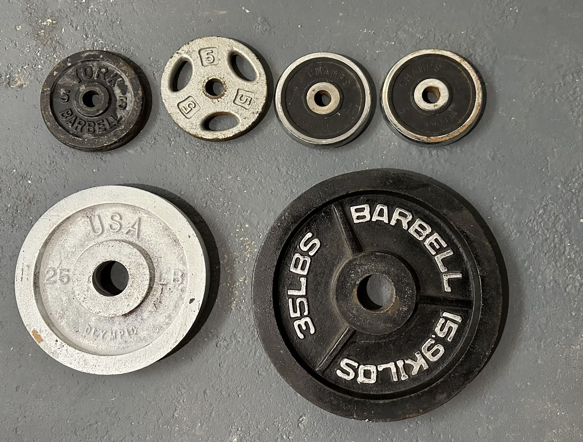 Extra Standard and Olympic Plates. $50 For All OBO
