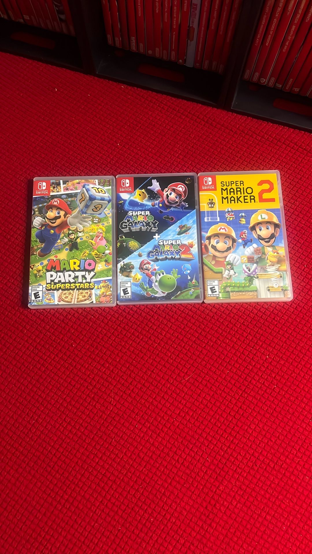 Nintendo Switch Games. Super Mario Galaxy 1,2. Mario Party Superstars, Super Mario Maker 2