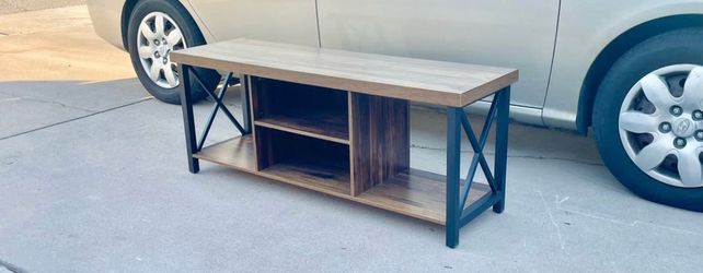Nice Low Sitting Rustic 50” Console Table TV Stand