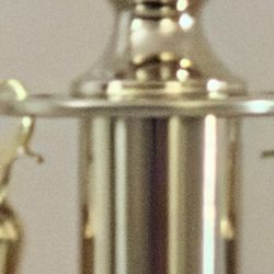VIP Gold Stanchion Set - 6 Posts & 5 Red Velvet Ropes (Complete Set)