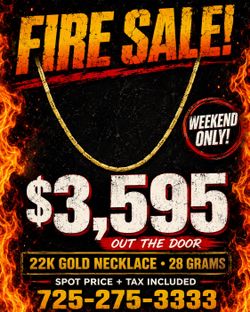 22K Yellow Gold Necklace 28 Grams – Ask for David