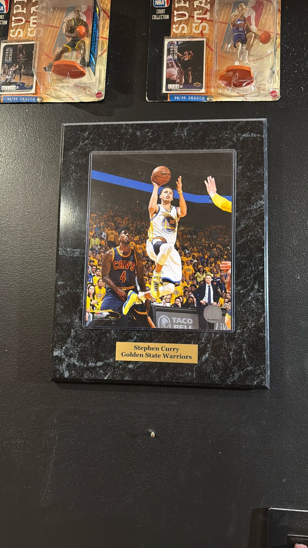 Stephen Curry Rookie Year Photo Plaque