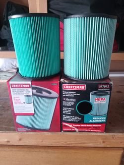 Craftsman Shop-Vac filters