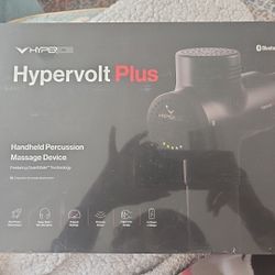Hypervolt Plus, Quiet Glide Handheld Percussion Massage Gun, 3 Speeds, Bluetooth