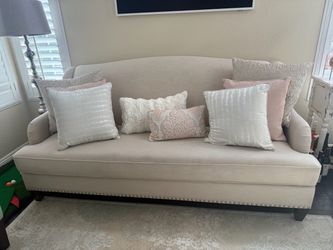 Cream Sofa (Like New Condition)
