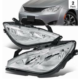 Pair 2017-2020 Chrysler Pacifica OEM Style headlamps headlights left right side