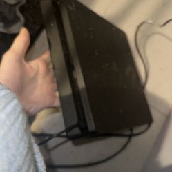 PS4 With Controllers And Wiring 