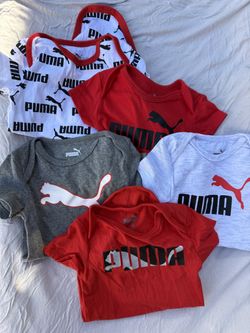 Puma onesies 6-9 months