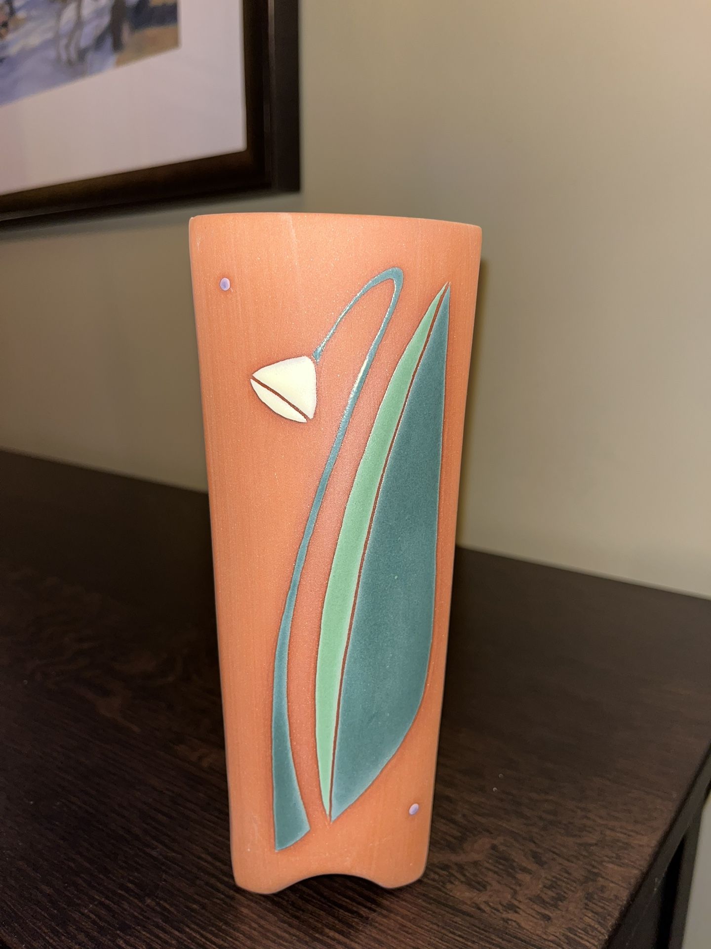 Gorgeous Vase Craftsman Arts & Craft Snowdrop Kate Lally