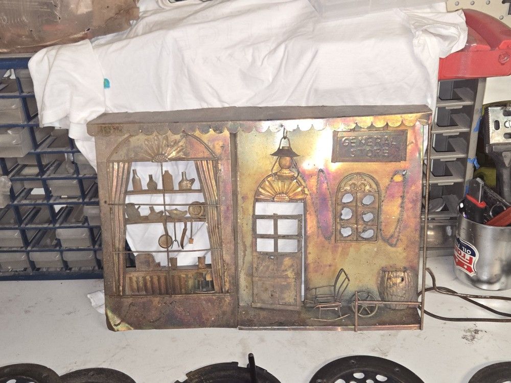 Rustic Copper Home Decor Sculpture