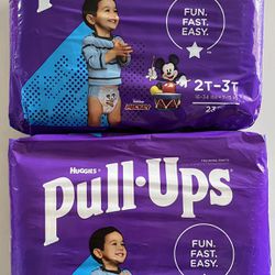 2T-3T two NEW packs Huggies Pull-Ups Mickey Mouse