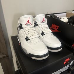 Air Jordan IV “White Cement” 2025. 100% AUTHENTIC (never worn) size 11