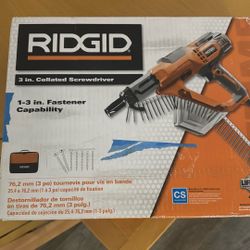 Ridgid 3 in collated Screwdriver (used)