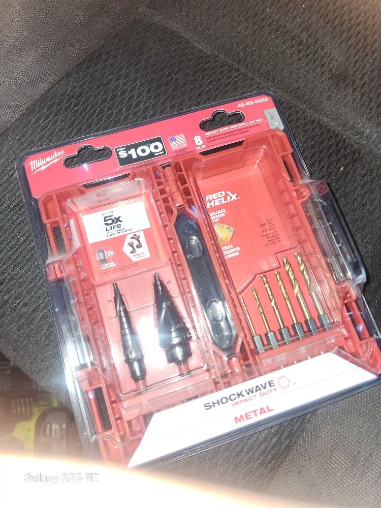 Impact Set And Drill Bit Set Metal