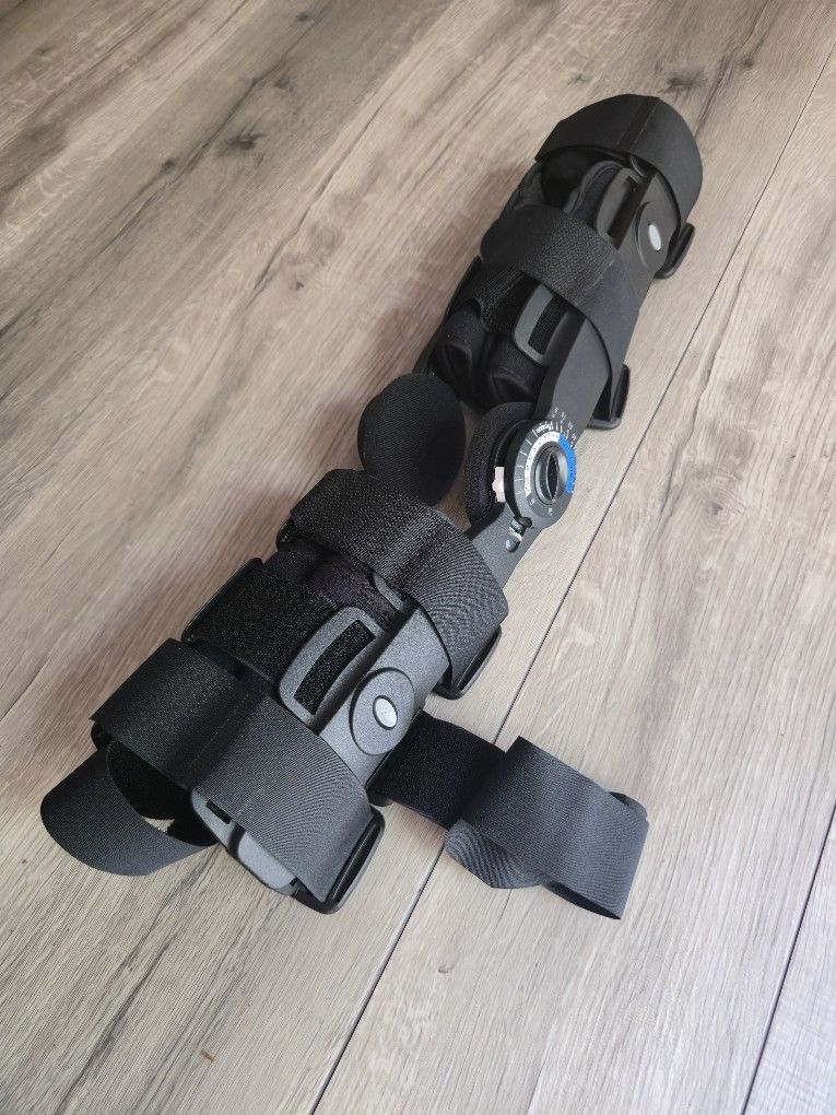 Knee Brace Adjustable DonJoy Knee Orthosis Hinged Post Op Brace ROM Rehabilitation Rehab