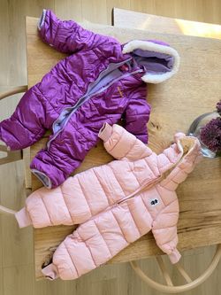 Baby Girl Snowsuits - size 3-6 months