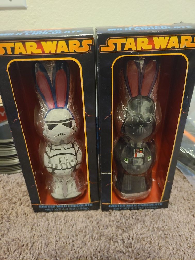 Star wars milk chocolate water bunnys