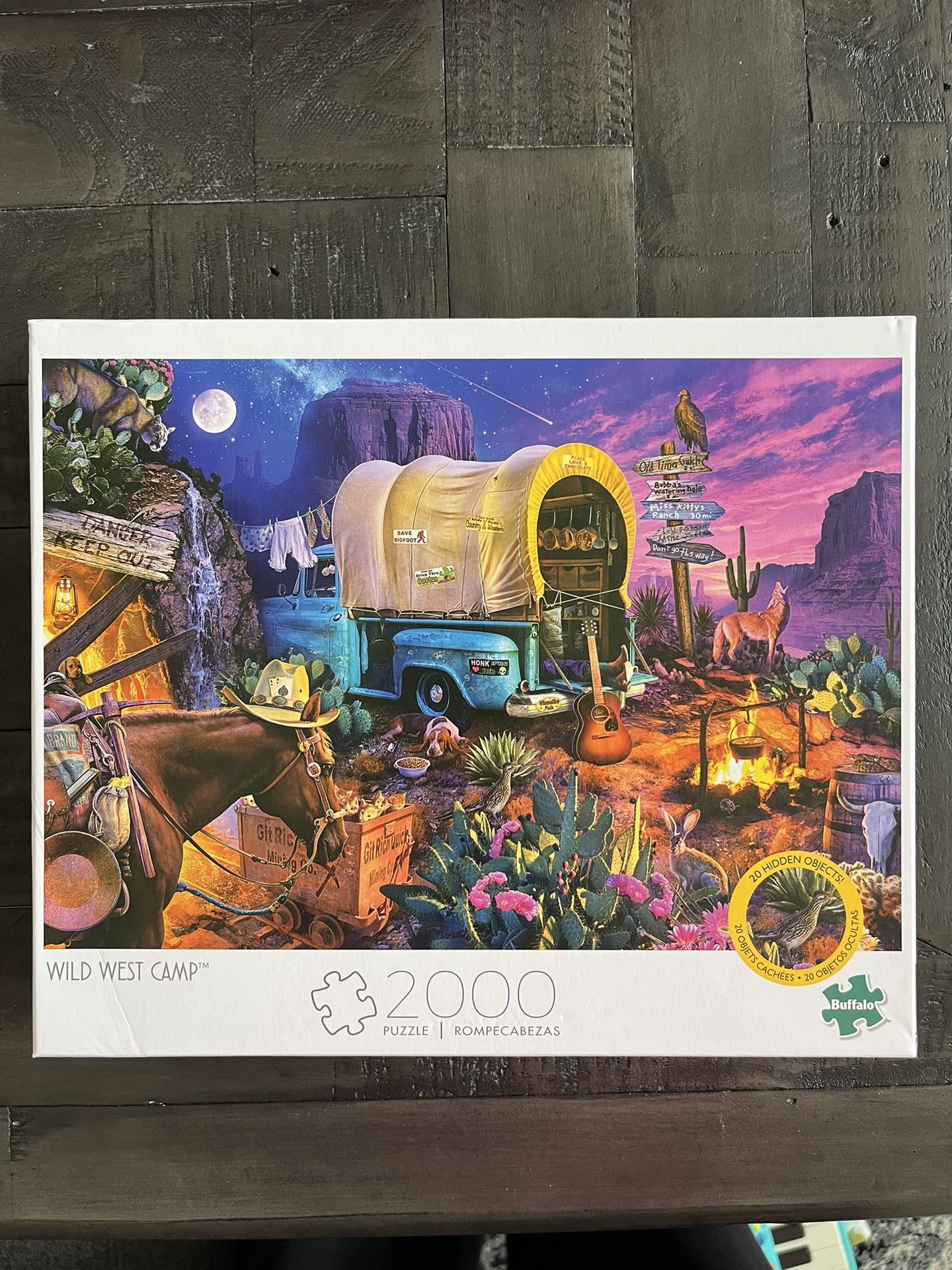 Wild West Camp 2000 pc Puzzle by Buffalo Games