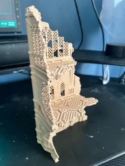 Foldable tabletop wargaming terrain