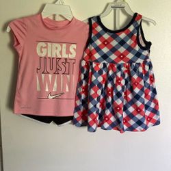 (2) Girls 4T Sets Nike & Start Up Kids