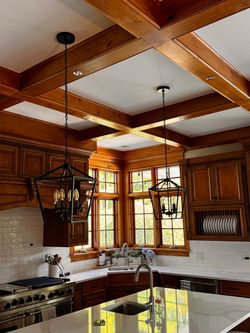 Two 12” Farm House light fixtures