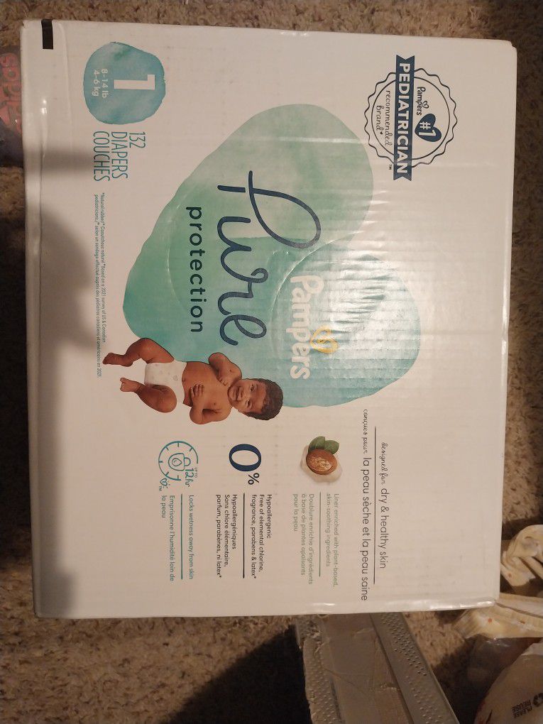 Pampers Pure Diapers Size 1