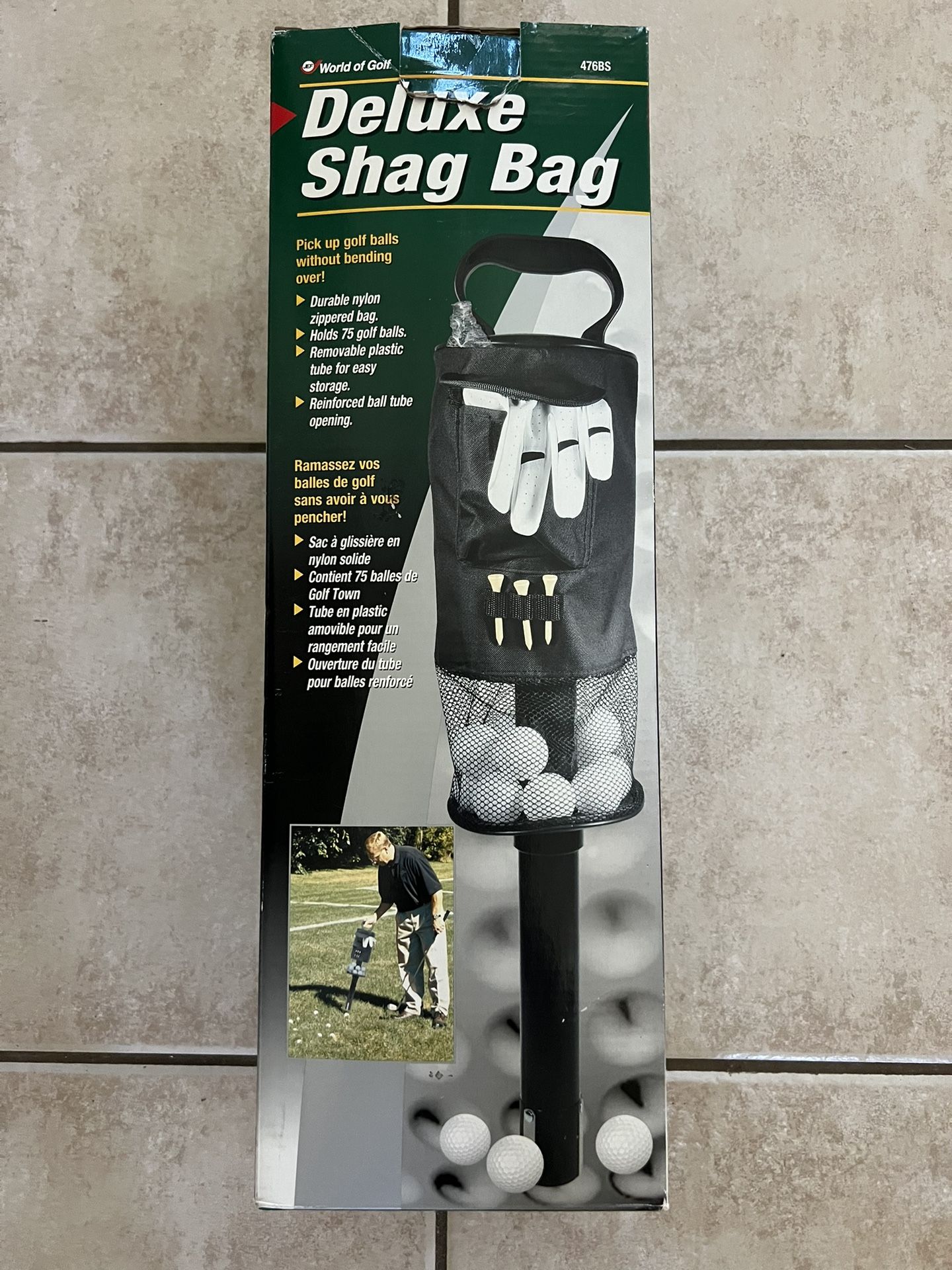 Golf Ball Deluxe Shag Bag