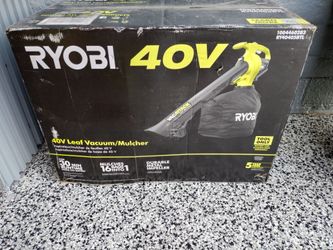 Leaf vacuum Ryobi 40v tool only