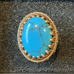 Men’s Turquoise Ring Sterling Silver