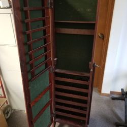 Jewelry Armoire With Mirror 