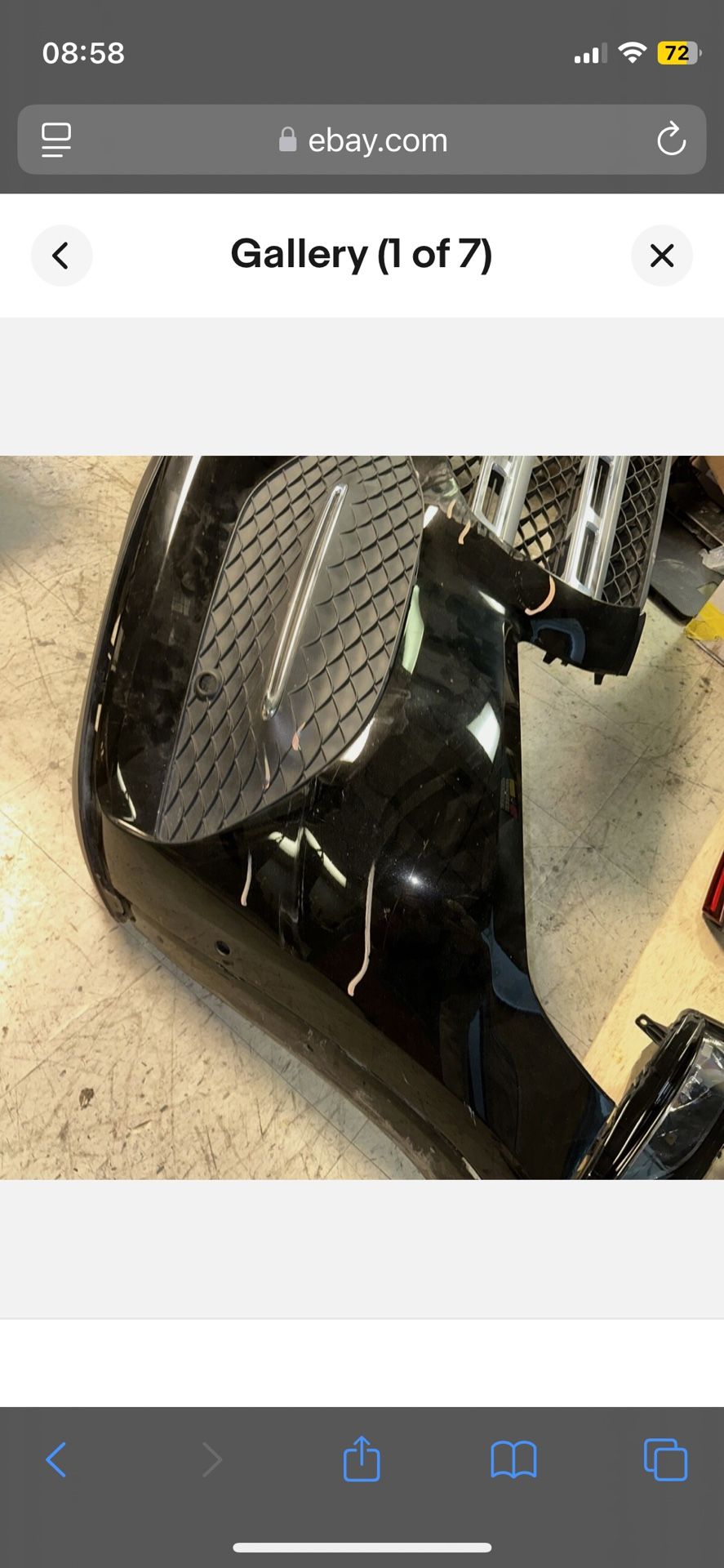 2020 2023 Mercedes-Benz GLS 450AMG TRIM Complete Front Bumper Assembly