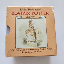 Little Treasury Of Beatrix Potter Stories Set of 6 Mini Board Books
