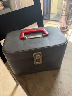 Vintage Hard Shell Carry Case with Lock $7