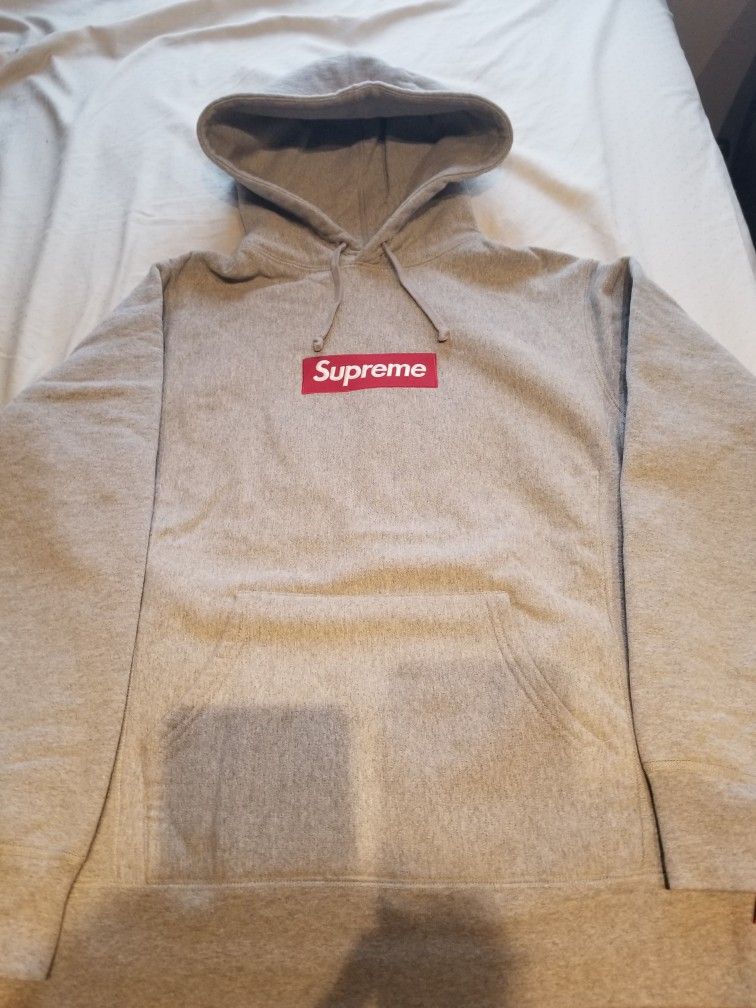 Supreme Box Logo Pullover F/W 13 L LARGE Hoodie Hooded Sweatshirt 100% Authentic With Receipt And Order Comfirmation