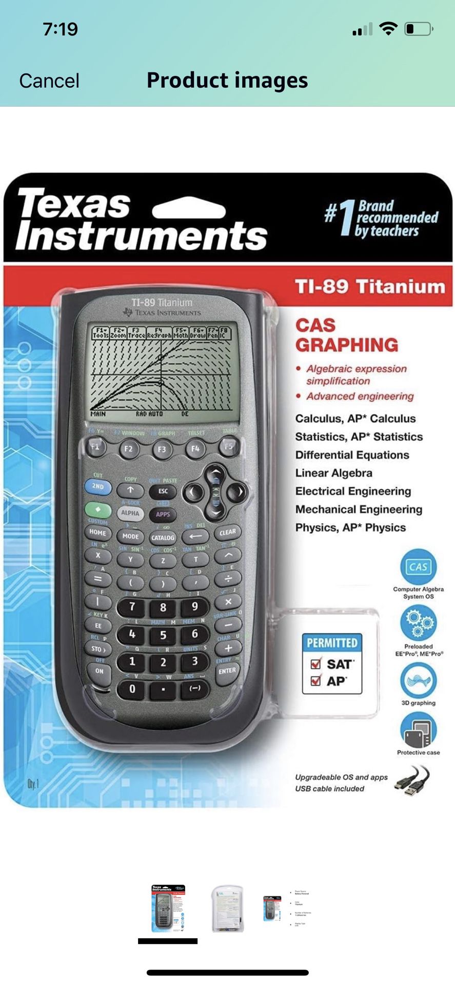 TI-89 Titanium Graphing Calculator 