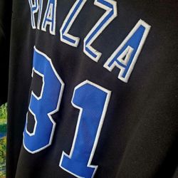 Official Mike Piazza Mets Button Up Baseball Jersey Size XXL