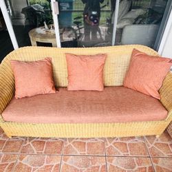 Wicker Sofa Selling It As It Is