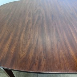 Henkel Harris Federal Mahogany Oval Dining Table + 3 Leaves Custom PADS