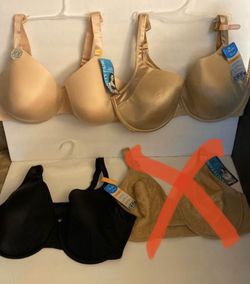 3 NEW Bras (44DD): $27